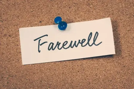 Regattend's Farewell Message